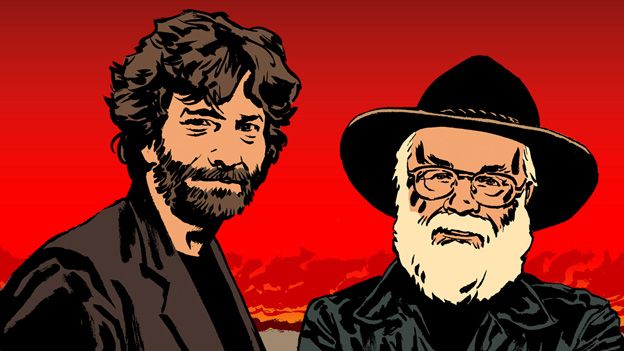 Neil Gaiman and Terry Pratchett