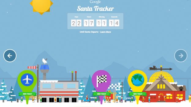 Google's Santa Tracker