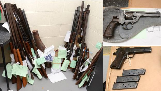 More Than 100 Guns Handed To Lancashire Police In Amnesty - BBC News