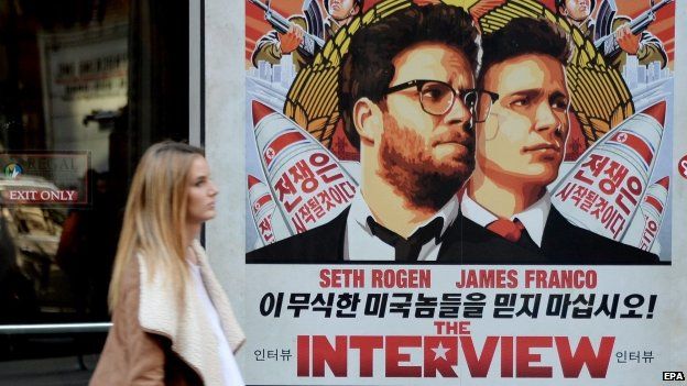 The Interview poster, New York, 18 December