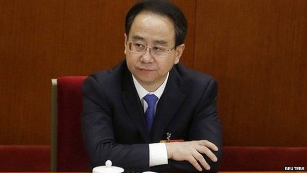 Ling Jihua, newly elected vice chairman of the Chinese People"s Political Consultative Conference (CPPCC) attends the opening ceremony of the CPPCC at the Great Hall of the People in Beijing in this March 3, 2013 file photo.