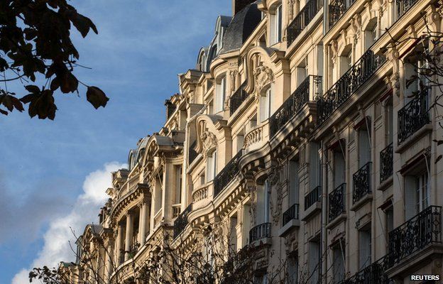 A view shows apartment buildings in Paris November 4, 2014