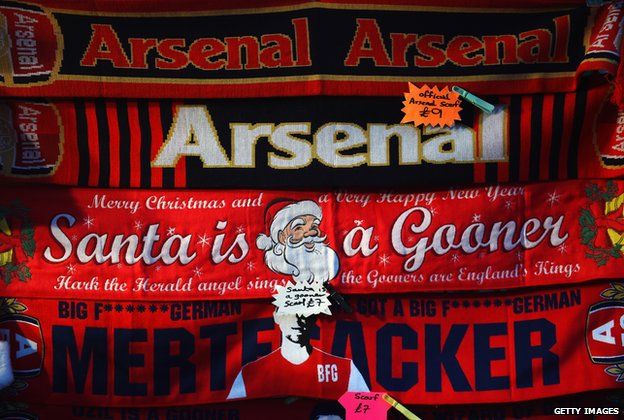 Arsenal scarves