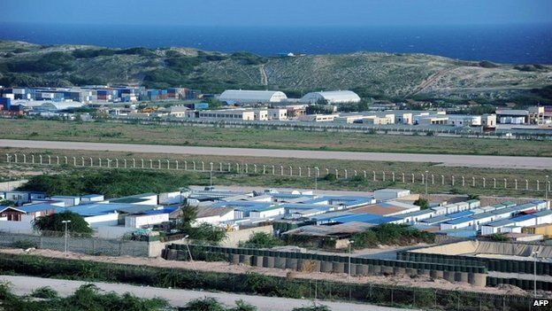 The African Union headquarters in Mogadishu - 25 December 2014