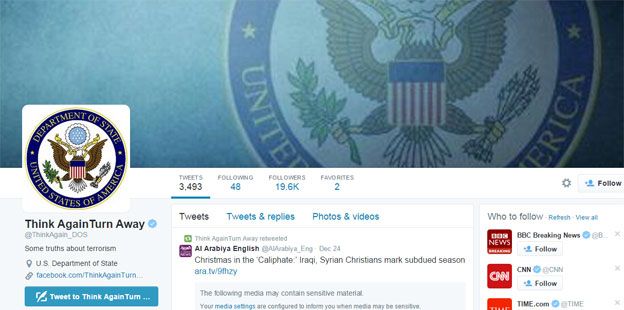 US State Department Twitter account