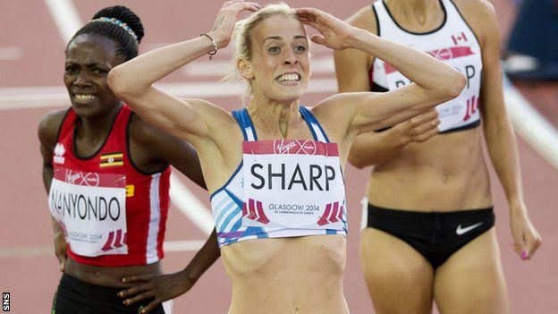 Lynsey Sharp claims silver at Glasgow 2014