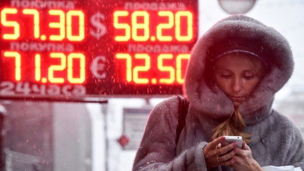 Russia Annual Inflation Jumps To 11 4 As Rouble Falls Bbc News