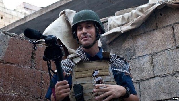 A picture taken on November 5, 2012 in Aleppo shows US freelance reporter James Foley, who was kidnapped in war-torn Syria six weeks ago and has been missing since, his family revealed on January 2, 2013