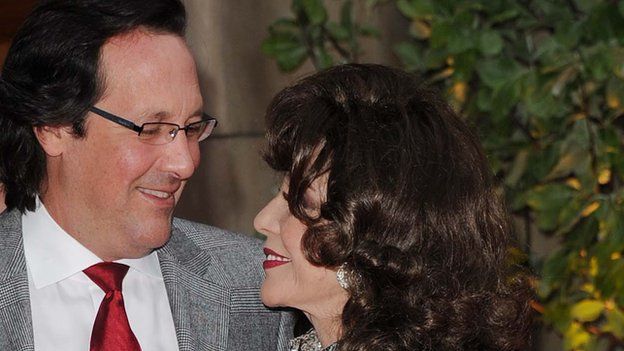 Joan Collins and Percy Gibson