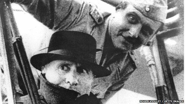 Benito Mussolini and Otto Skorzeny in 1943