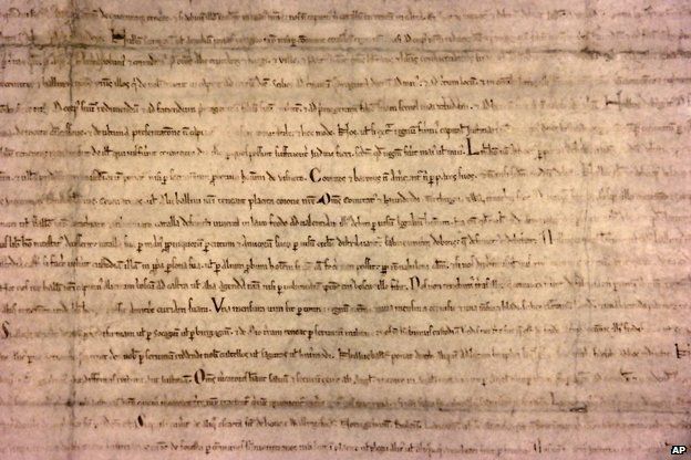 The Lincoln Cathedral Magna Carta is one of four surviving examples of the 1215 parchment document out of 40 penned