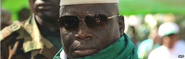 The Gambia's President Yayha Jammeh (file photo)