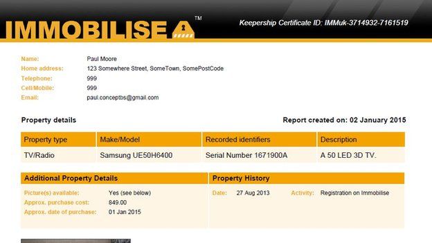 Immobilise page