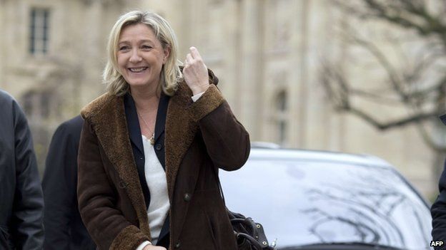 France's far-right National Front party leader Marine Le Pen (22 December 2014)