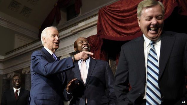 Joe Biden and Lindsey Graham