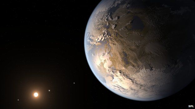 Artist's view of Kepler 186f