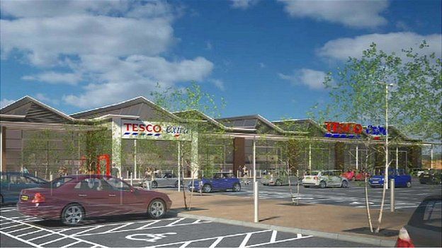 Tesco drops plan for Sleaford and Mablethorpe developments - BBC News