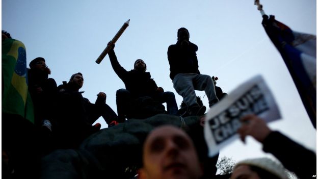 Charlie Hebdo: Paris Rally After France Attacks - BBC News