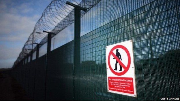 Sellafield site perimeter fence