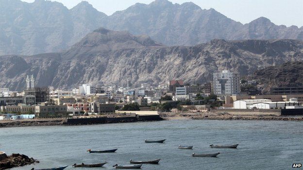 Fishing boats are moored in the old sea port of Aden in southern Yemen, formally a main hub for the trade of gold, incense and other goods from Africa and India to the Arabian peninsular and beyond, on December 01, 2010