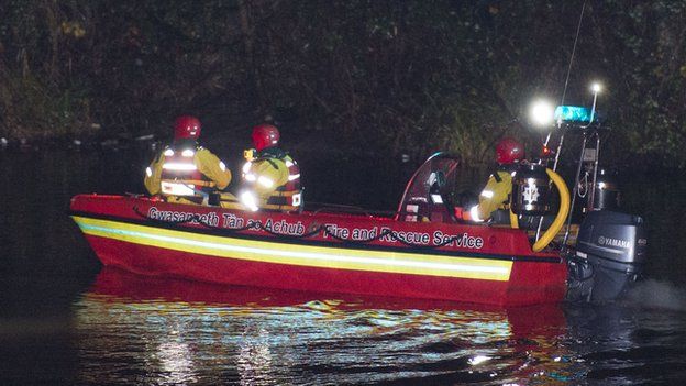 Emergency services search the River Taff
