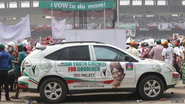 Campaign rally for President Goodluck Jonathan