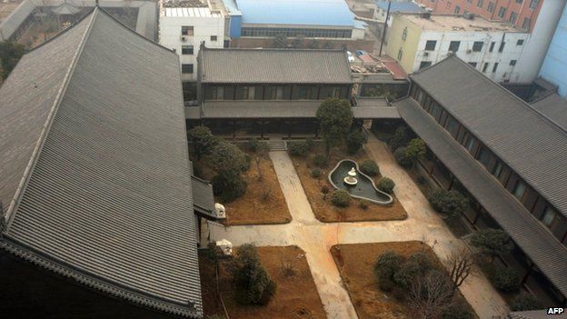 This picture taken on 17 January, 2014 shows former general Gu Junshan's Henan residence in Puyang, central China's Henan province