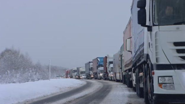 Làraidhean air an A9 an Siorrachd Pheairt