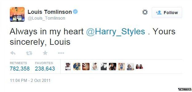 Louis Tomlinson: Always in my heart @Harry_Styles . Yours sincerely. Louis