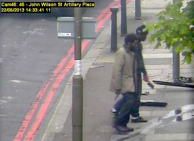 CCTV footage of Michael Adebolajo and Michael Adebowale, the killers of Lee Rigby