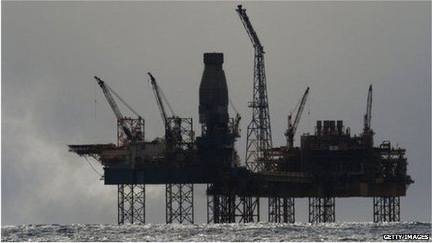 North Sea Oil rig
