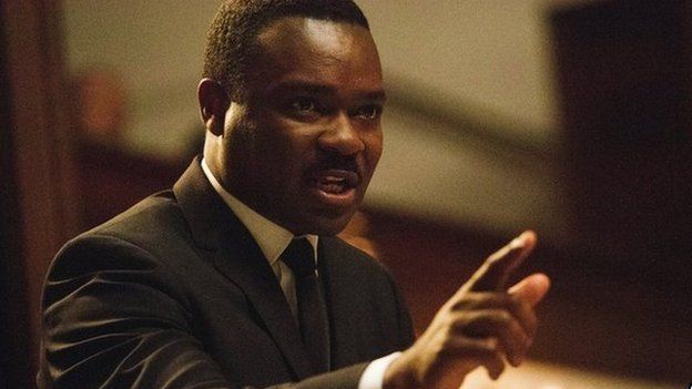 Actor David Oyelowo as Martin Luther King in the film Selma.