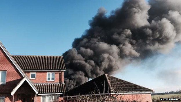 Wollaston recycling centre fire