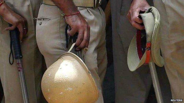 India policemen file photo