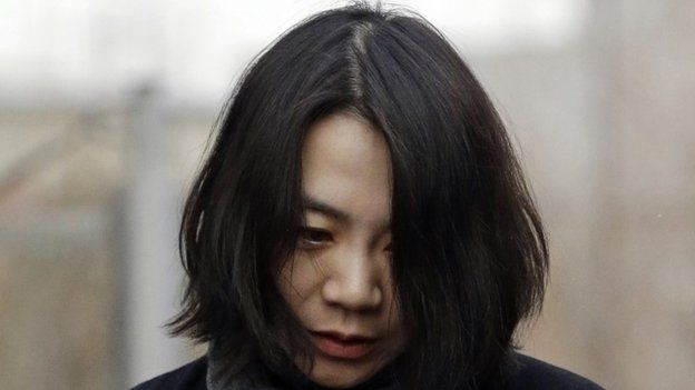 Cho Hyun-ah, Korean Air executive who was sacked over her treatment of a flight attendant, 12 December 2014