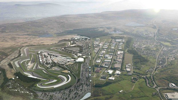 Artist impression of Circuit of Wales