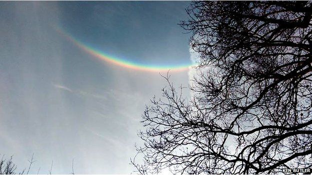 Circumzenithal Arc (upside down rainbow)