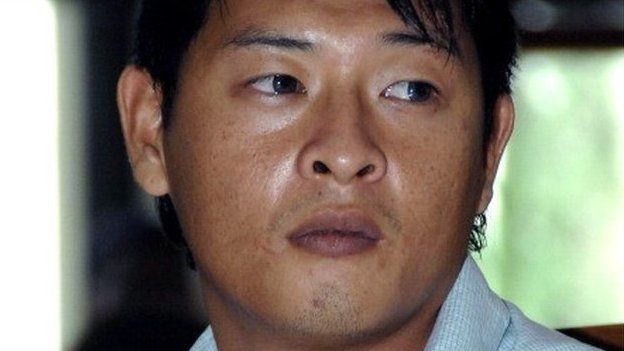 In a file photo taken on October 8, 2010, Australian Andrew Chan, a member of the so called Bali Nine gang, attends his trial in Denpasar on the island of Bali.