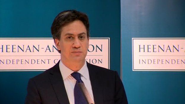 Mr Miliband told invited audience in Belfast that his party will work to facilitate the bill's progress into law when it is introduced to the House of Commons next week
