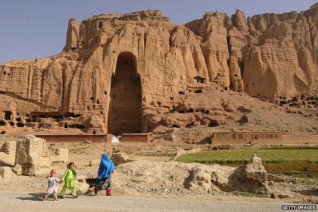 Site of one of the Bamiyan Buddhas in Afghanistan