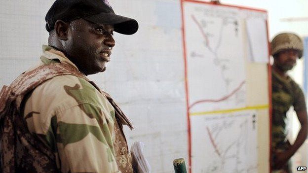 An army commander in Borno state, Nigeria - 2013