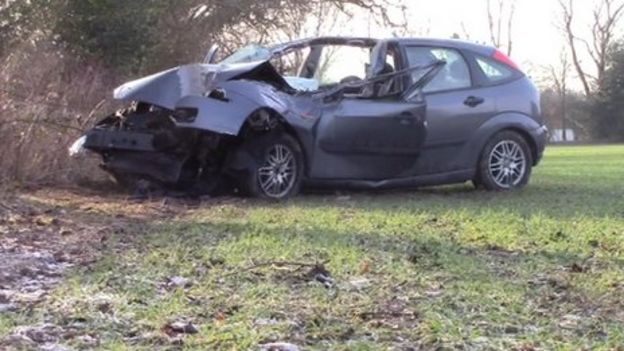 Man's Body Found In Car In Handcross Field - BBC News