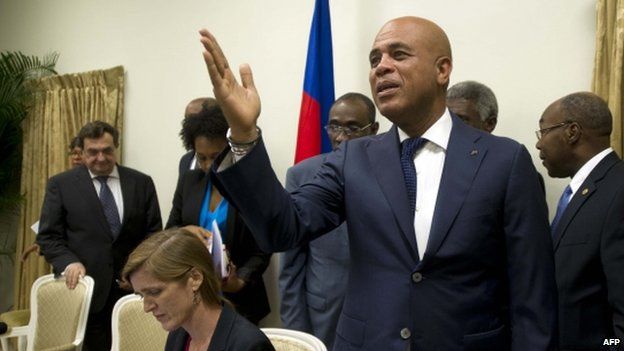 Haitian President Michel Martelly. Photo: 23 January 2015