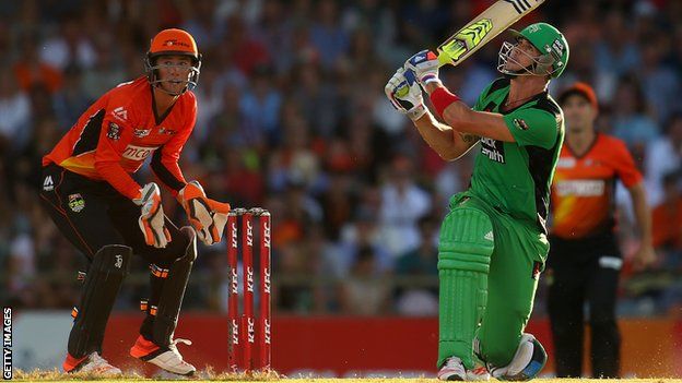 Kevin Pietersen hits a six with a switch hit but it could not prevent defeat