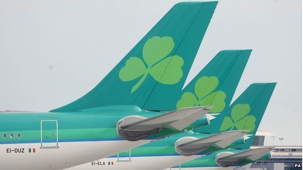 Aer Lingus plane tailfins