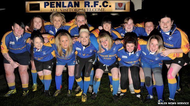 Swansea's Penlan RFC rugby mums start their own team - BBC News