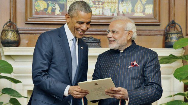 President Barack Obama and Prime Minister Narendra Modi