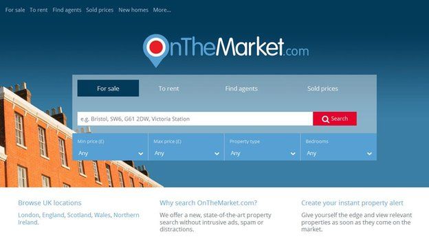 Onthemarket website