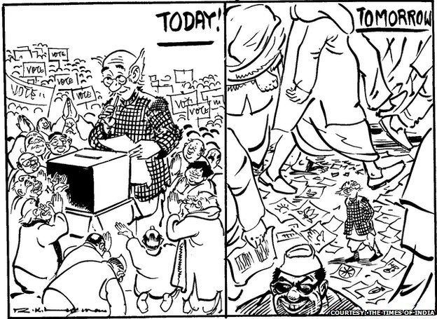 RK Laxman: Cartoonist behind India's 'Common Man' - BBC News