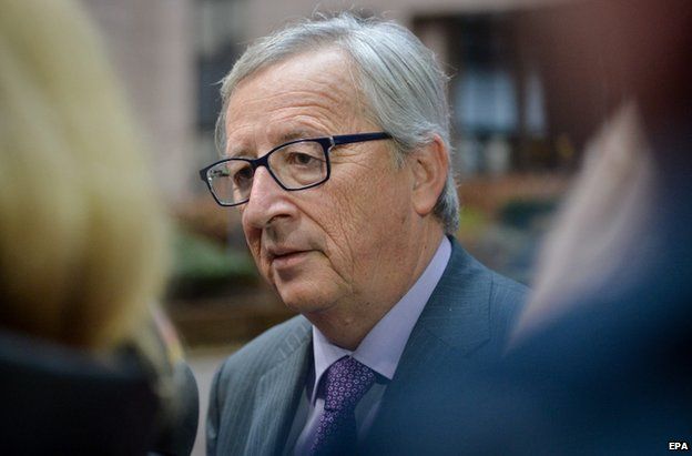 Jean-Claude Juncker in Brussels, 26 January